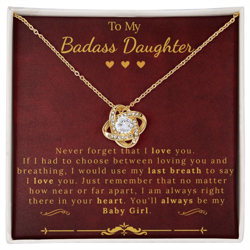 To My Daughter - A Lifetime of Love Necklace Gift Set – Ziella